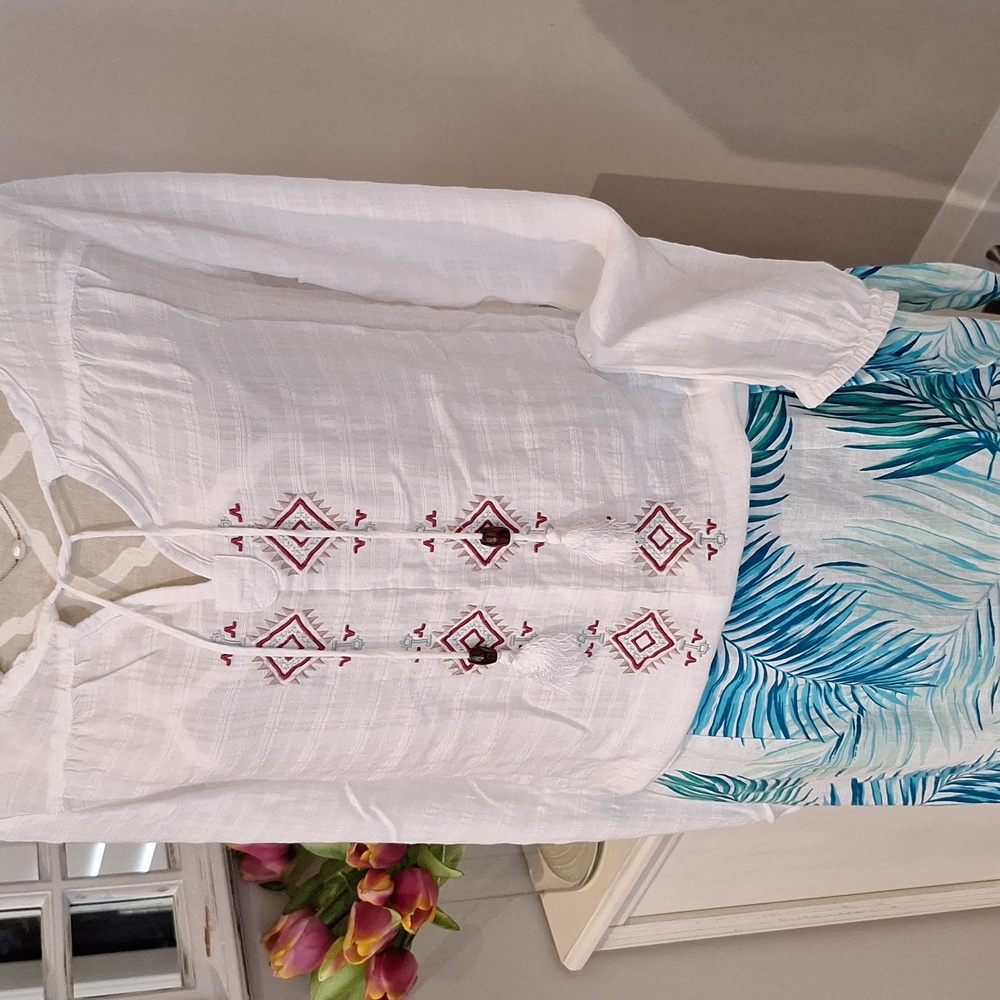 Boho Top [M]💯Cotton